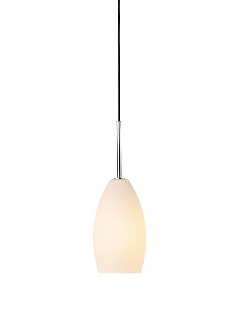 Herstal Granat pendel Hvit glass