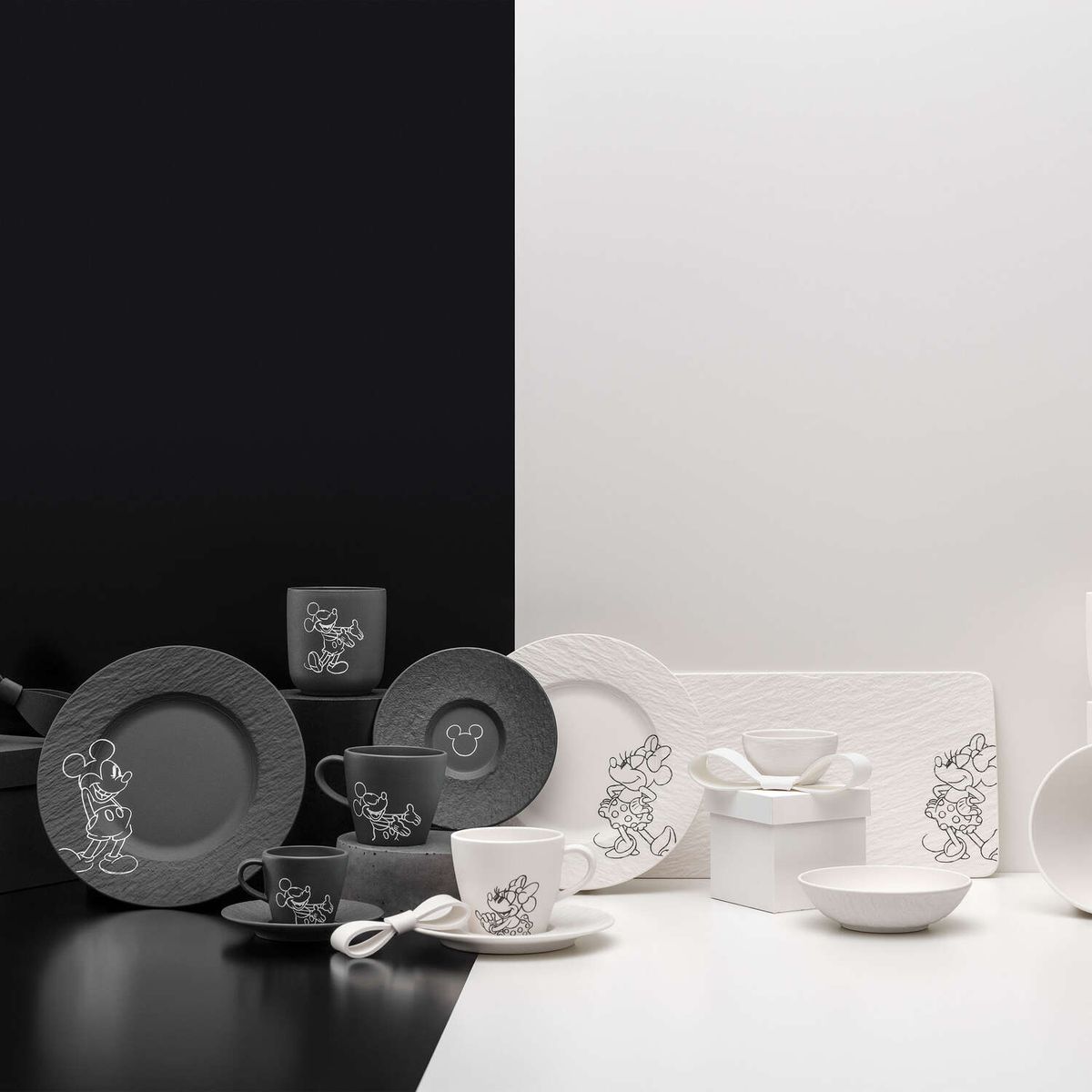 Villeroy & Boch Manufacture Rock Mikke Mus Krus 28 cl 2-pk