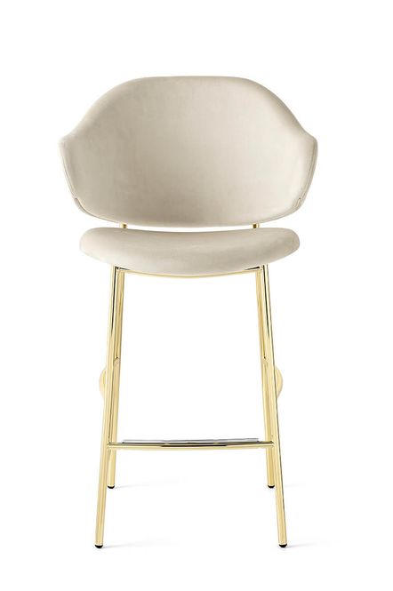 Hovedbilde Calligaris Holly barstol messing / hemp