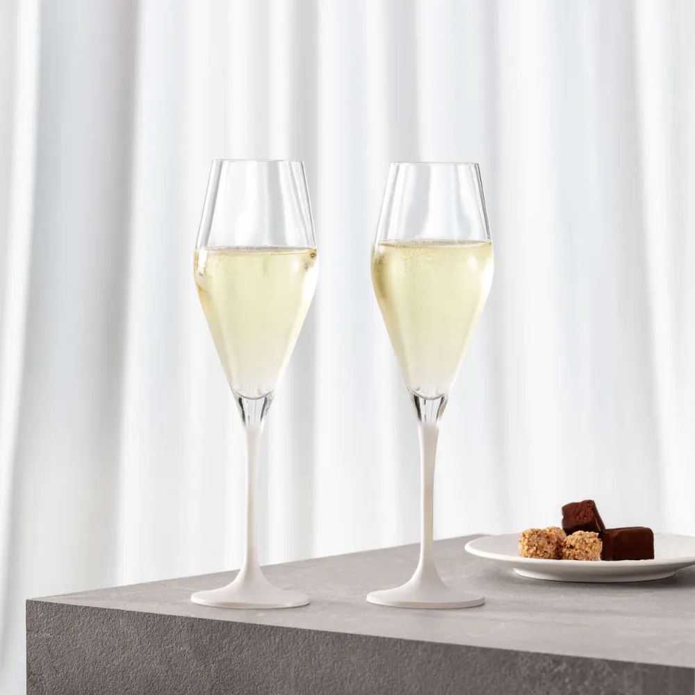 Villeroy & Boch Manufacture Rock Blanc Champagneglass 120 ml 4-pk