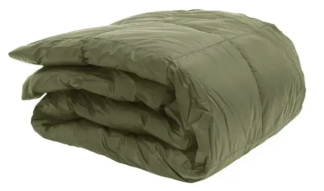 Hovedbilde Norsk Dun Out&About Dunpledd 130x170 Grønn