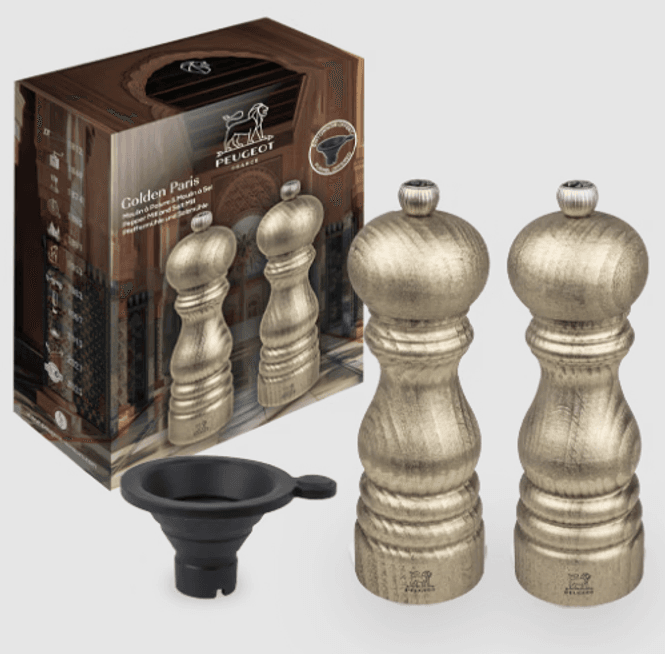 Hovedbilde Peugeot Paris Golden Gavesett med pepperkvern og ...