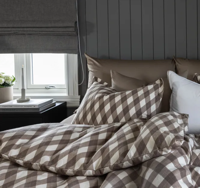 Hovedbilde Borås Cotton Charlie Sengesett Beige