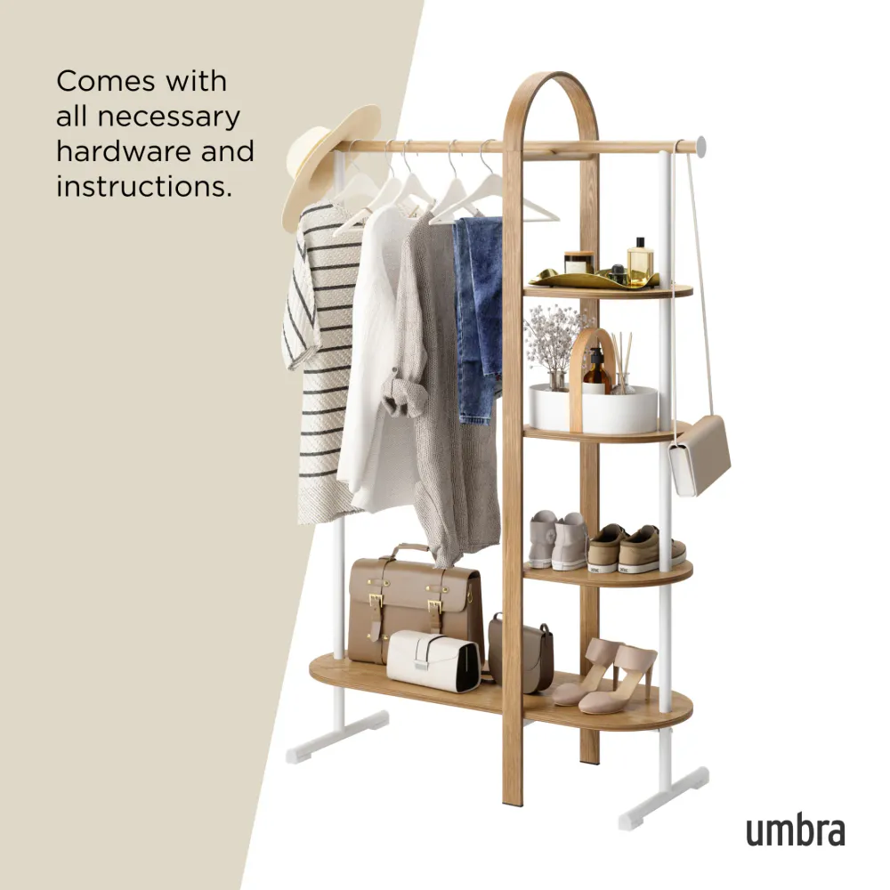 Umbra Bellwood Klesstativ Hvit/Natur Stor