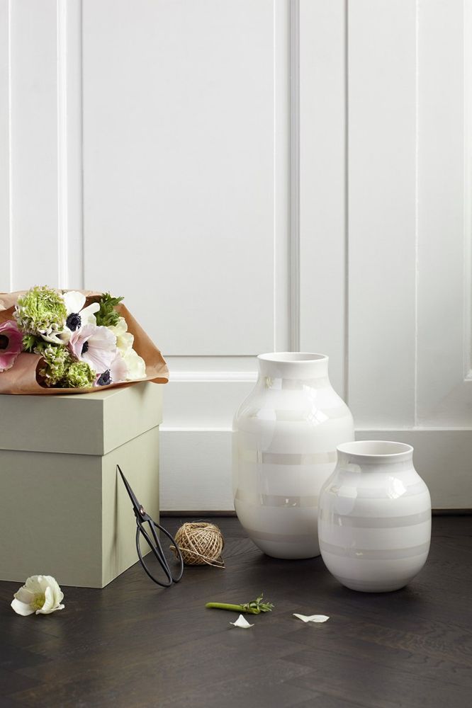 Kähler Omaggio Vase Perlemor 31 cm
