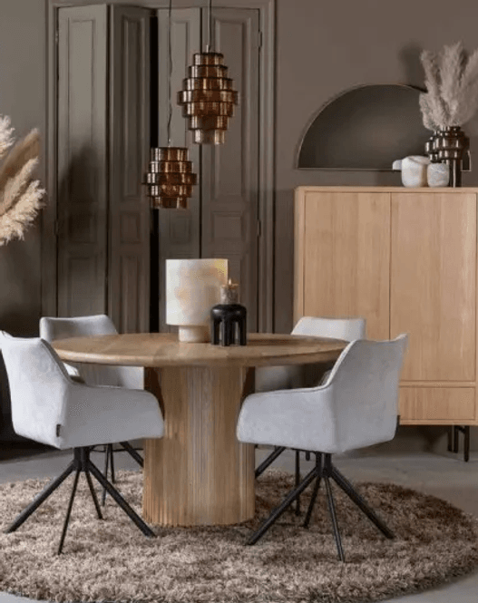 Hovedbilde Trend Collection Wilmington Spisebord Natur Rund ...