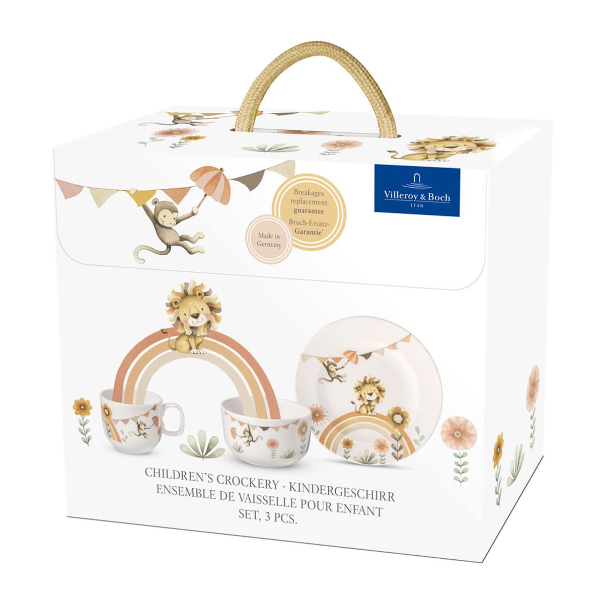 Villeroy & Boch Roar Like a Lion Barneservise 3 deler