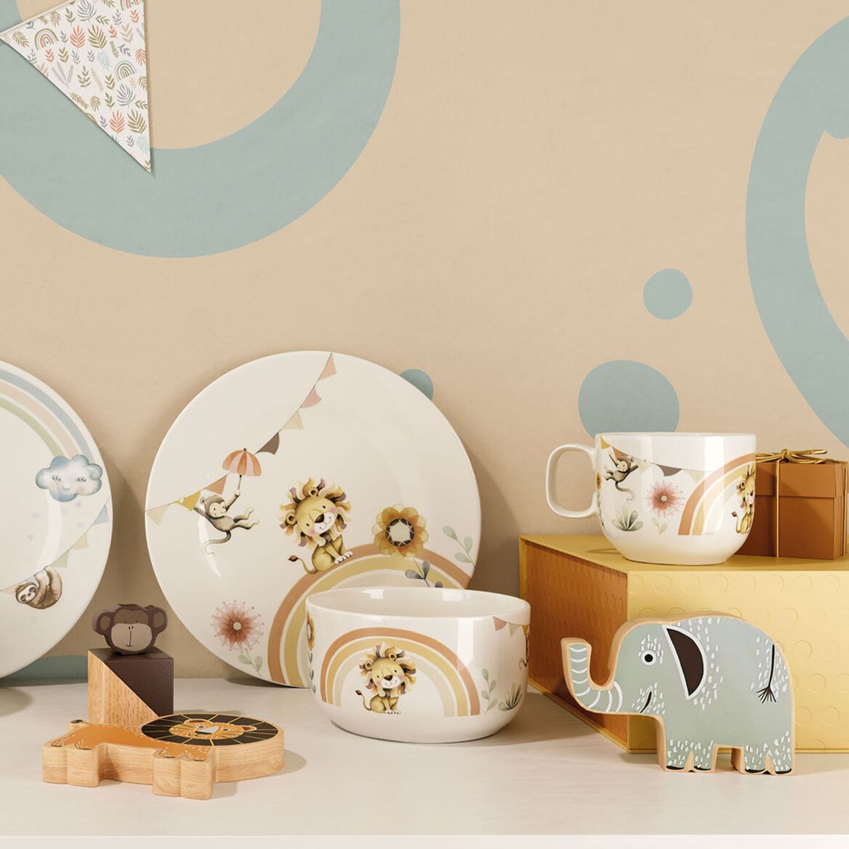 Villeroy & Boch Roar Like a Lion Barneservise 3 deler