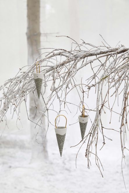 Hovedbilde Kähler Nobili Julekremmerhus H18 olivengrønn