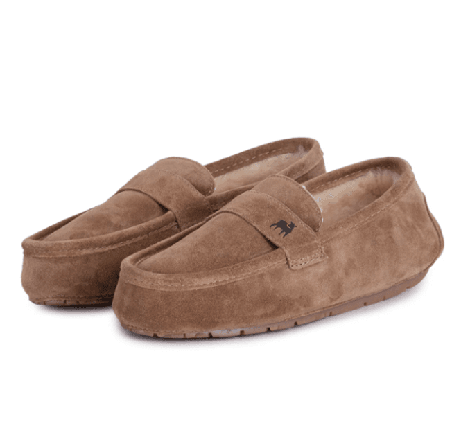 Hovedbilde Shepherd Denver Mokkasin Tøfler Unisex Kastanje
