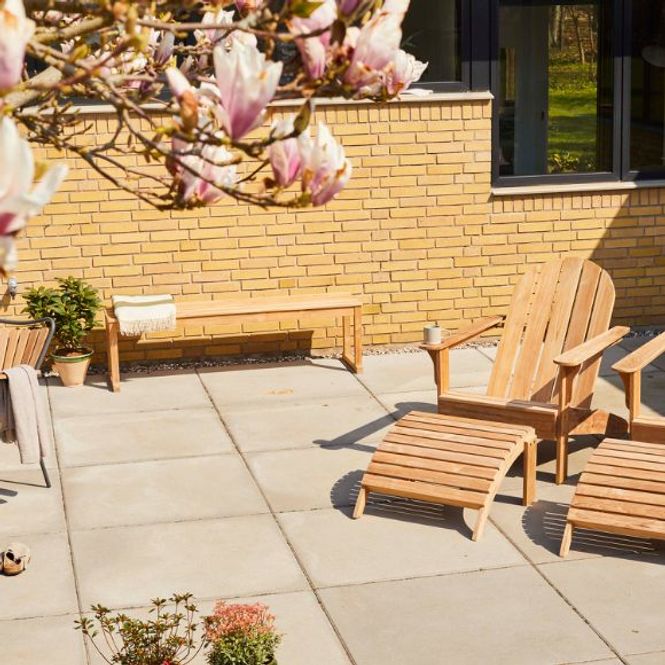 Hovedbilde Cinas Adirondack Loungestol Teak