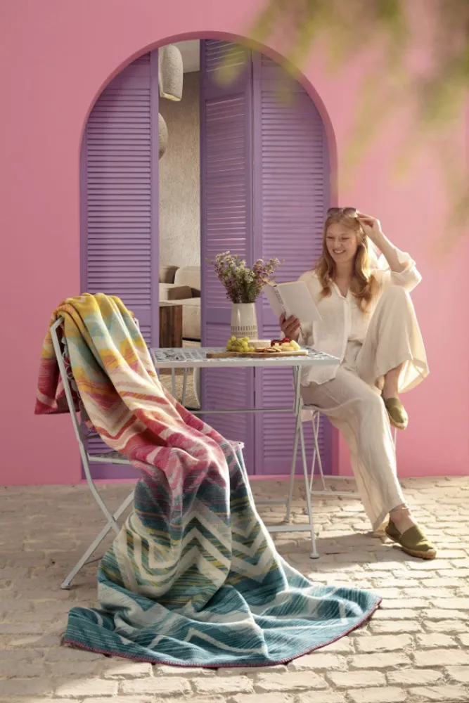 Biederlack Riviera Mirage Pledd 150x200 cm