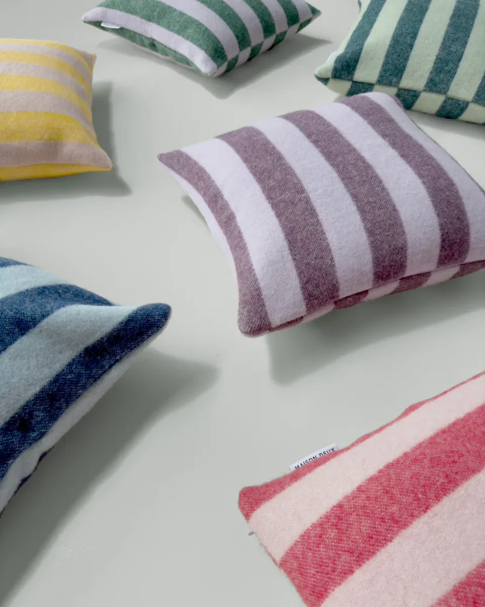 Maison Deux Candy Wrap XL Putetrekk 90x50 Lilla/Grønn