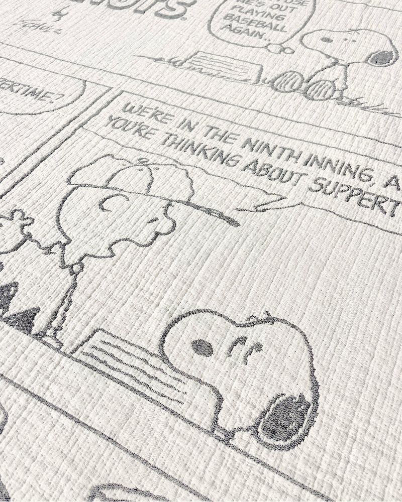 Maison Deux Peanuts Pledd Comic Baseball