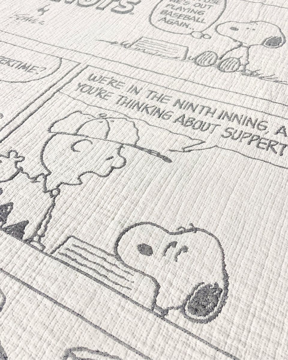 Maison Deux Peanuts Pledd Comic Baseball