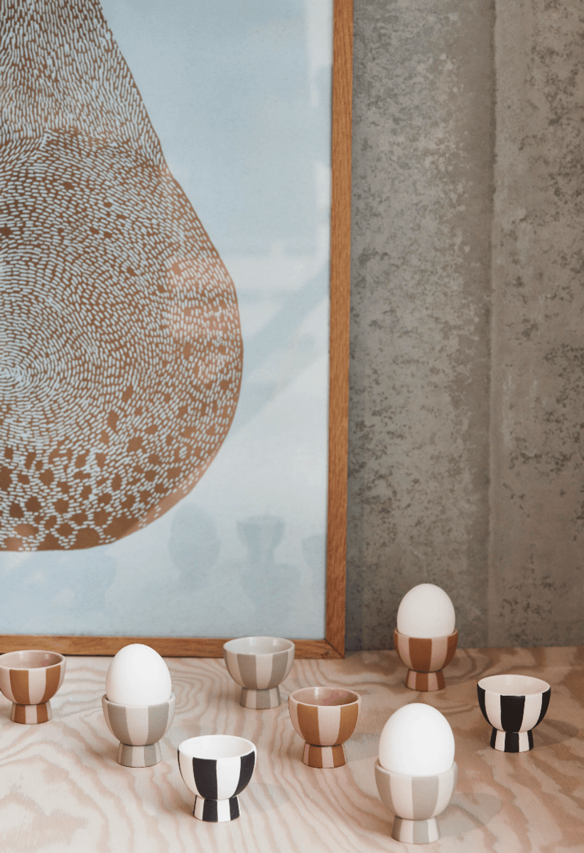 OYOY Toppu Eggeglass 2 stk Clay