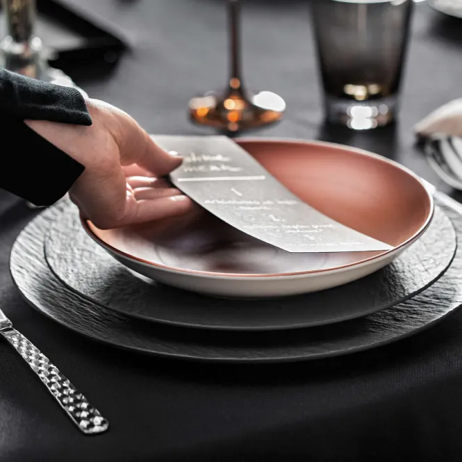 Hovedbilde Villeroy & Boch Manufacture Rock Gourmettallerken ...