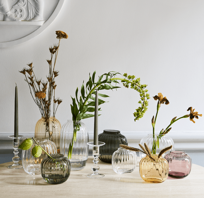 Hovedbilde Holmegaard Primula Oval Vase gul H12,5