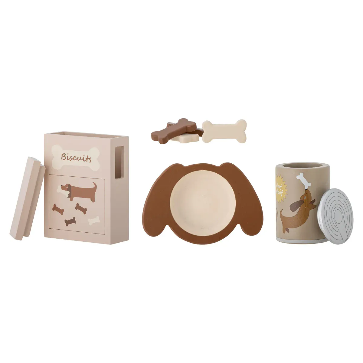 Bloomingville MINI Charlie Lekesett Hundemat 3 deler