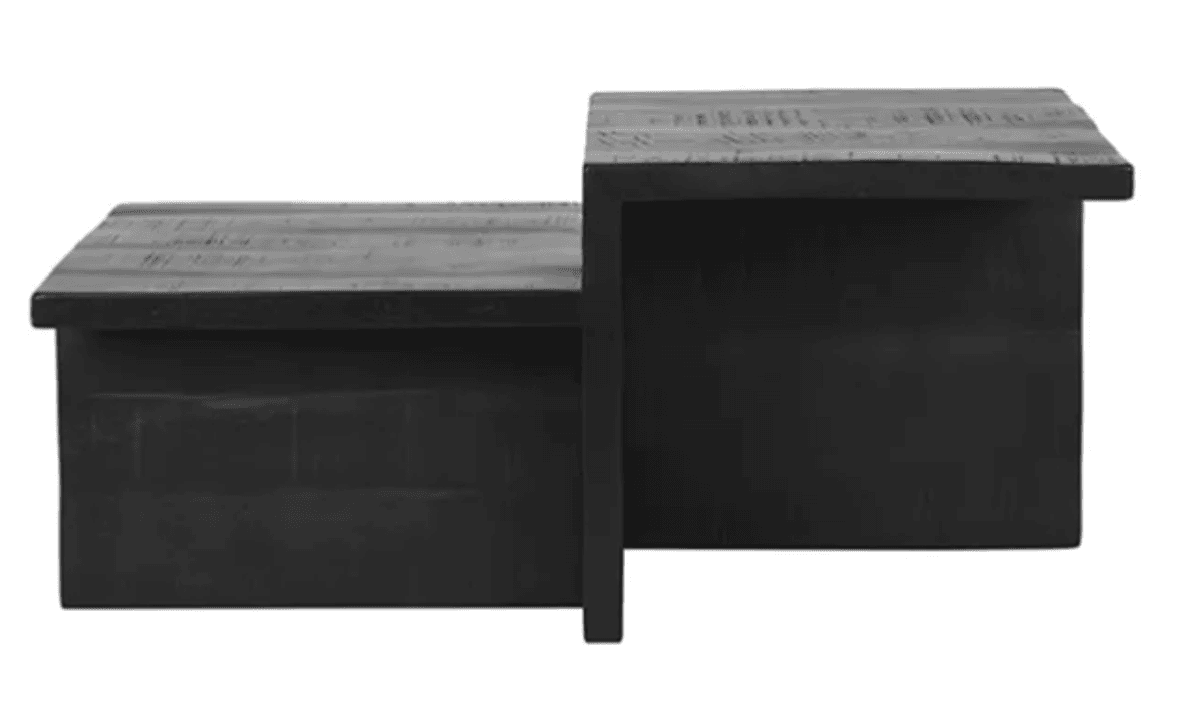 Trend Collection Skip Sofabord Svart Mangotre