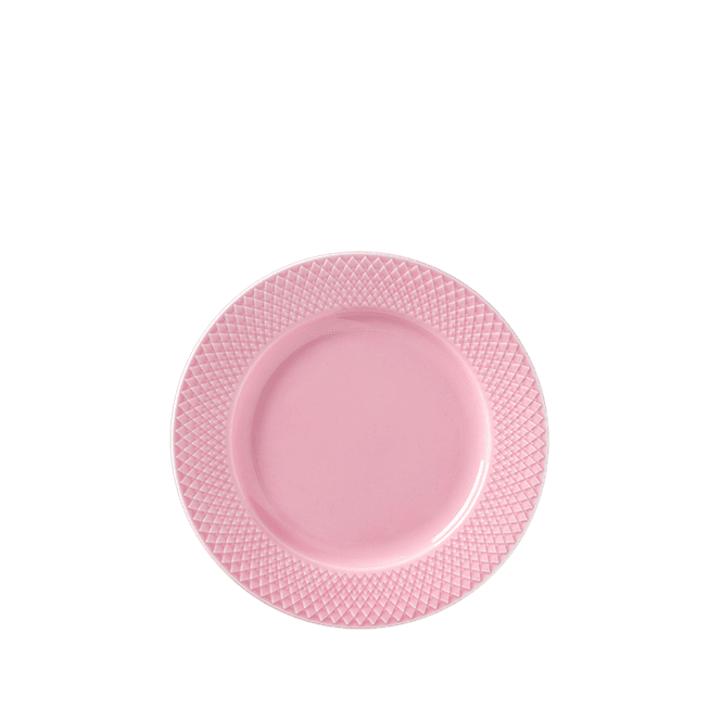 Hovedbilde Lyngby Porcelæn Rhombe Plate Pink Ø21cm.