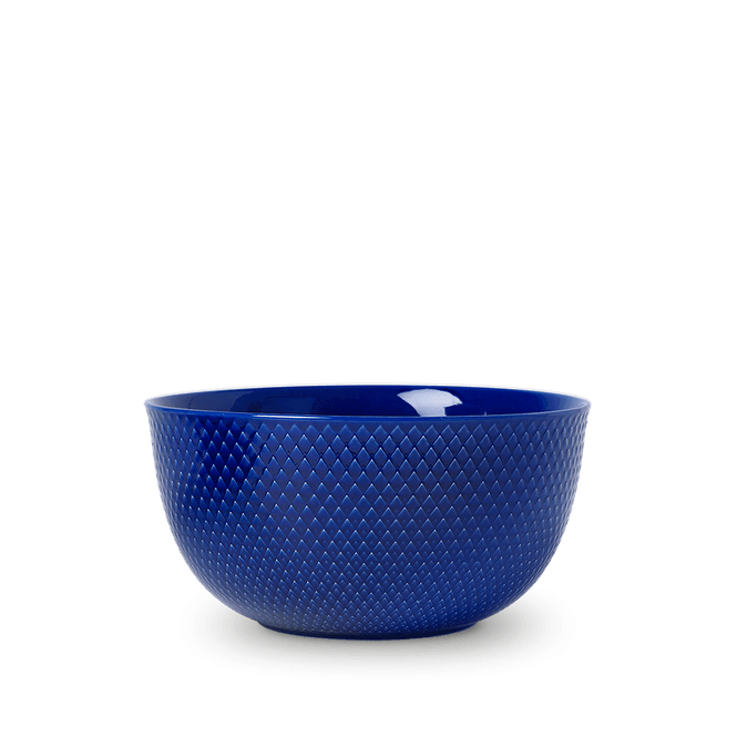 Hovedbilde Lyngby Porcelæn Rhombe Serveringsskål mørkeblå ...