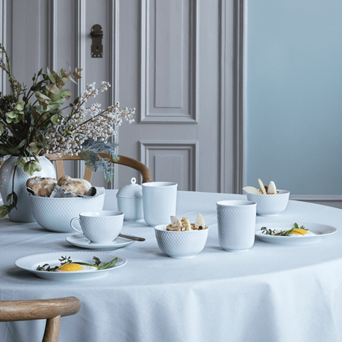 Hovedbilde Lyngby Porcelæn Rhombe Tekopp med bolle 22 cl.