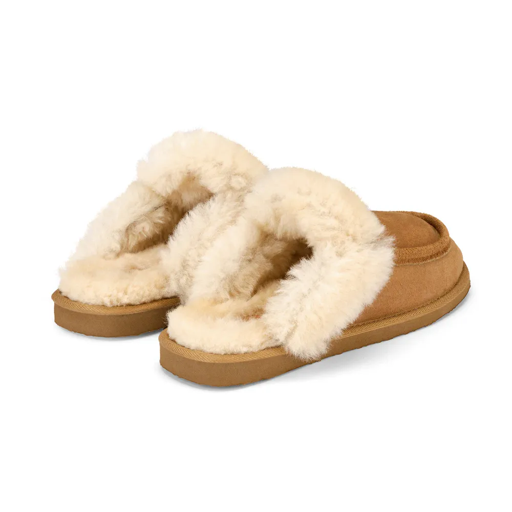 Shepherd Cabris Tøfler Unisex Chestnut