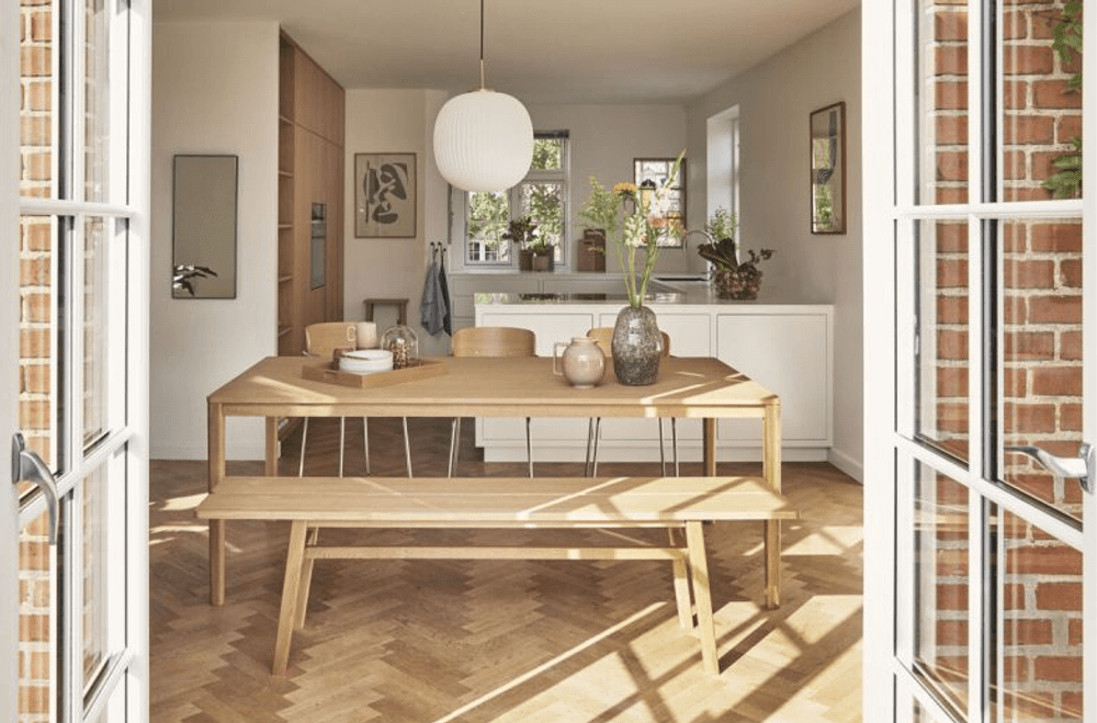 Hübsch Serene Pendel Ø42 Hvitt Glass / Messing E27