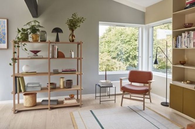 Hovedbilde Hübsch Mason Reol Eik med 5 Hyller FSC