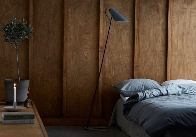 Hovedbilde Belid Vincent Gulvlampe Sort/Sand.