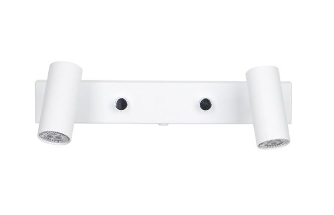 Hovedbilde Belid Cato Vegglampe Matthvit Dobbel LED 2x3W
