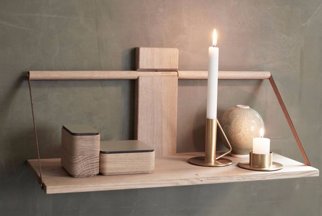 Hovedbilde Andersen Furniture Wood Wall Vegghylle Eik 30x18 ...