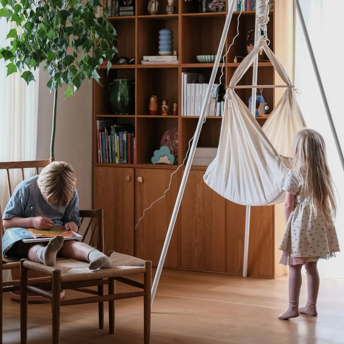 Membantu Premium Slyngevugge Natur