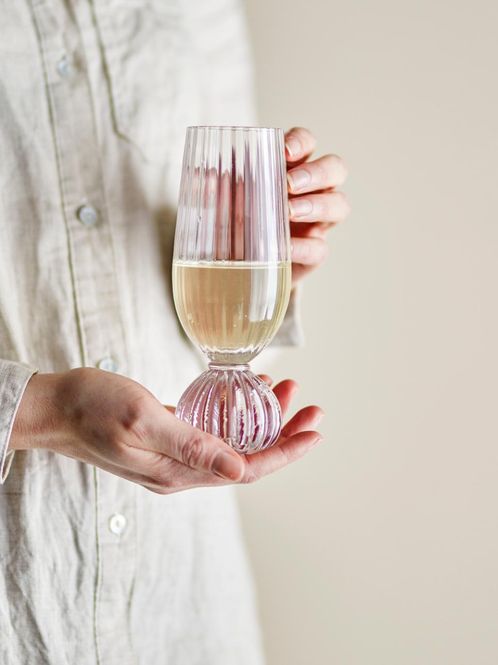 Hovedbilde Bloomingville Taurin Champagneglass 25cl Klar