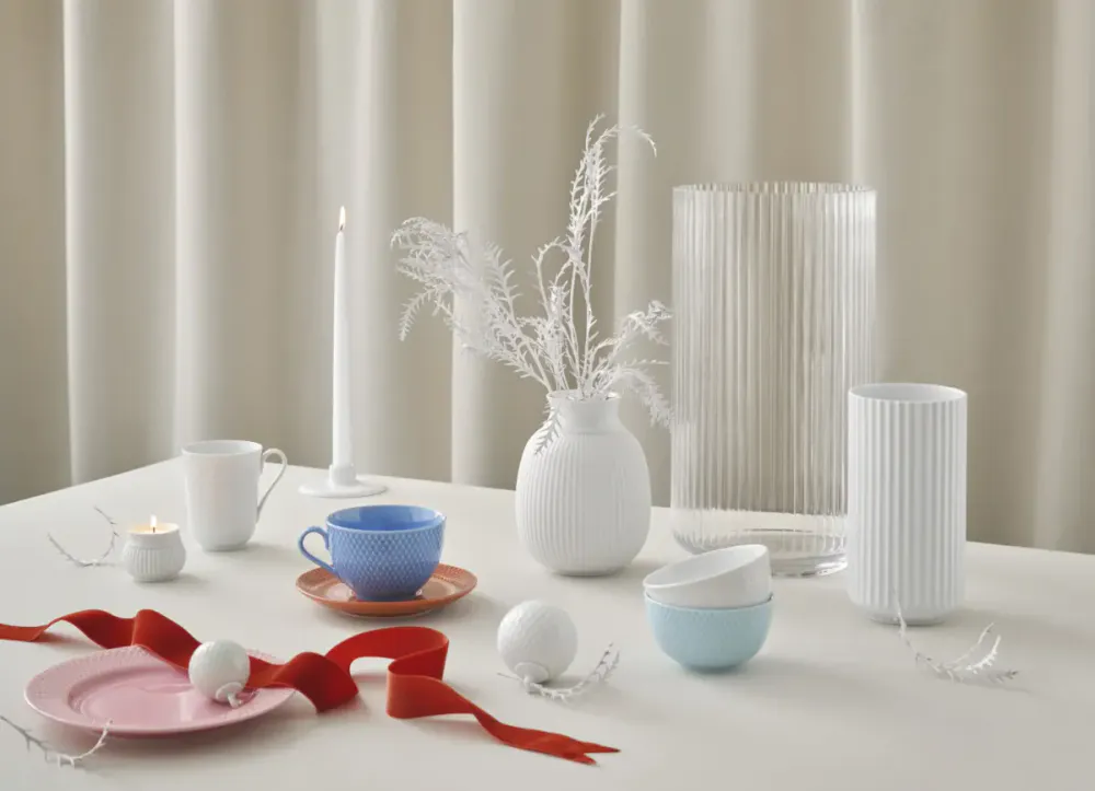 Lyngby Porcelæn Vase 31 cm Blank