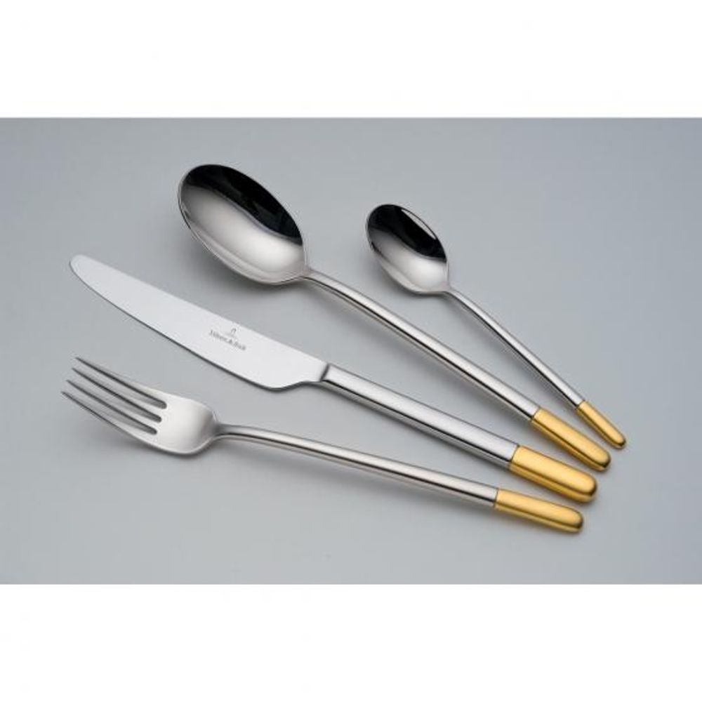 Villeroy & Boch Ella Delvis Gullbelagt Serveringsgaffel til Salat 23,3 cm