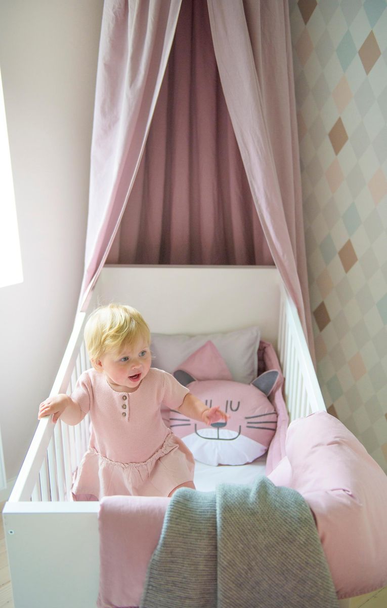 Cozy Pyntepute Blek Rosa Økologisk Bomull