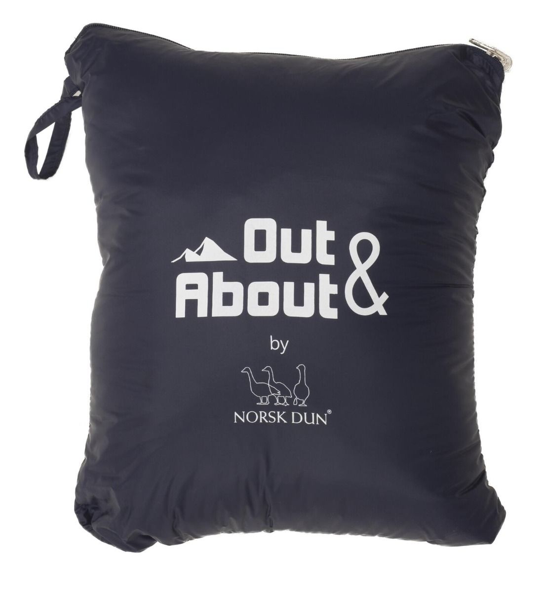 Norsk Dun Out&About Dunpledd 130x170 Blå